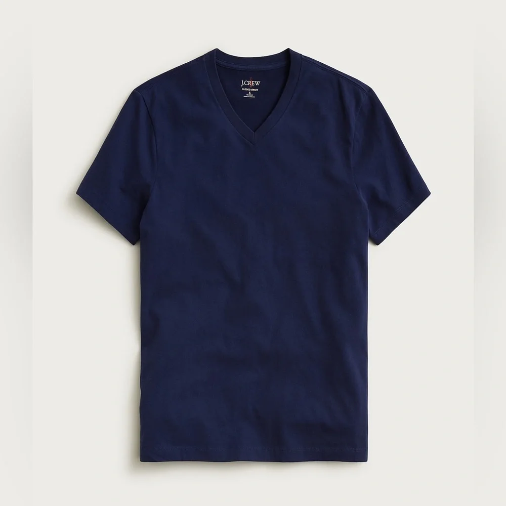J Crew Tall sueded cotton V-neck T-shirt BW868